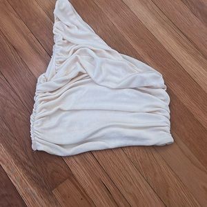 one shoulder tank top